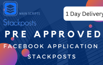 I will provide pre approved facebook app for stackposts