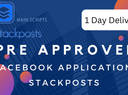 I will provide pre approved facebook app for stackposts