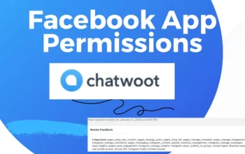 I will get facebook, instagram app permissions for chatwoot